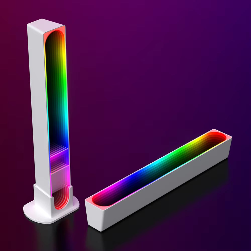 RGB LED Desktop Floor Lamp Light Bars Bluetooth Music Night Light Rhythm Atmosphere Lights for Gaming TV Room Decoration Lamp