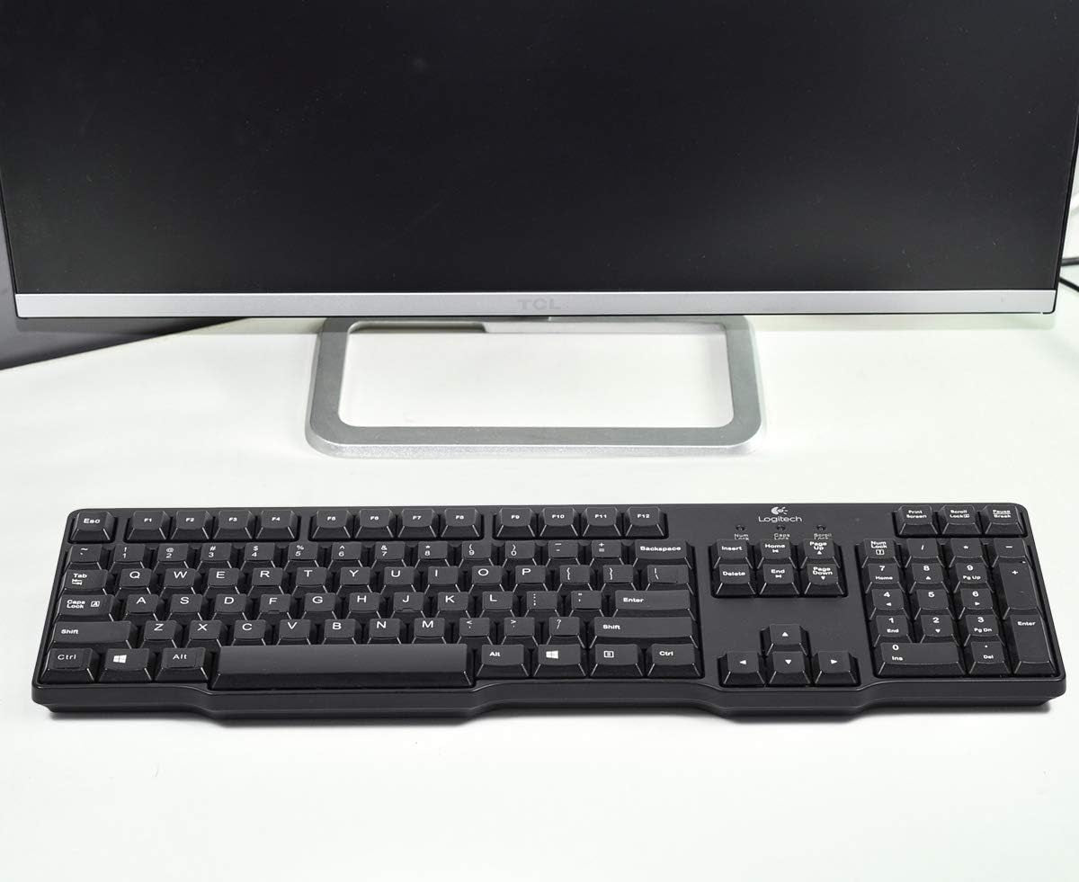 English Keyboard Stickers, 2 Pack Replacement Keyboard Letters Sticker with White Font on Black Background Universal for Computer Laptop Desktop, Matte Alphabet Stickers