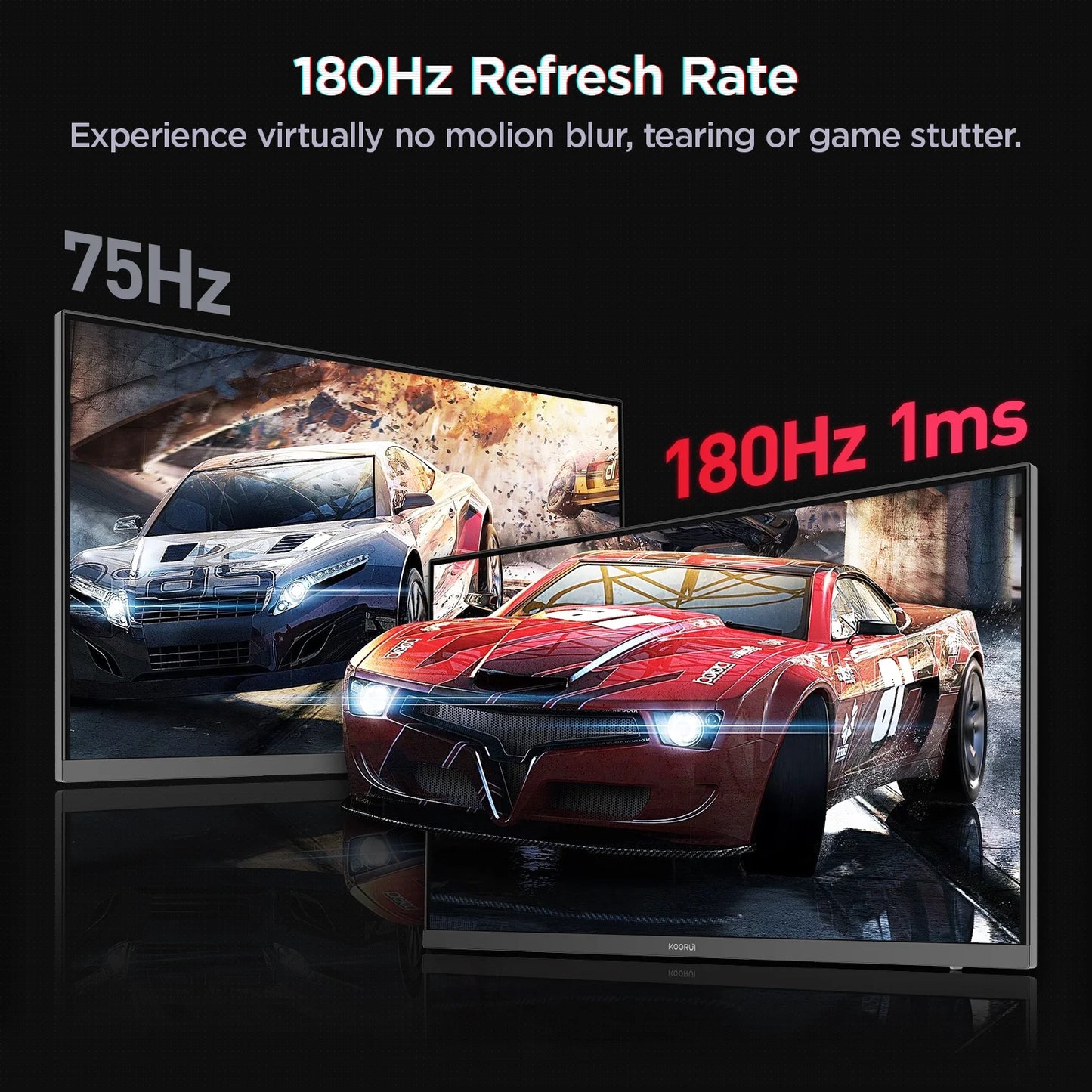 24" 2K Computer Monitor, 180Hz QHD Gaming Monitor, New Pc Monitor, G2421V